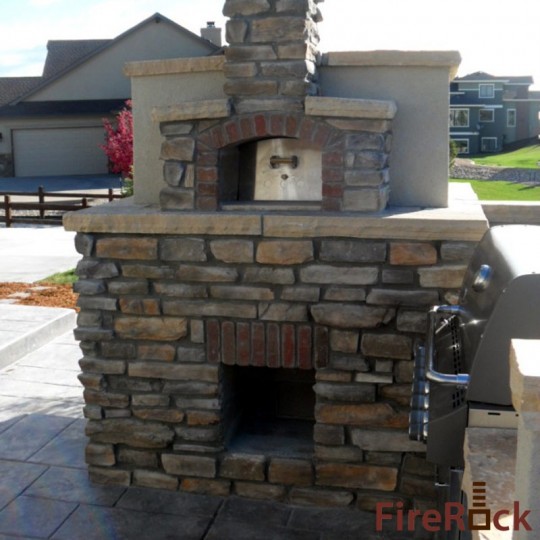 Stone Brick Oven by FireRock