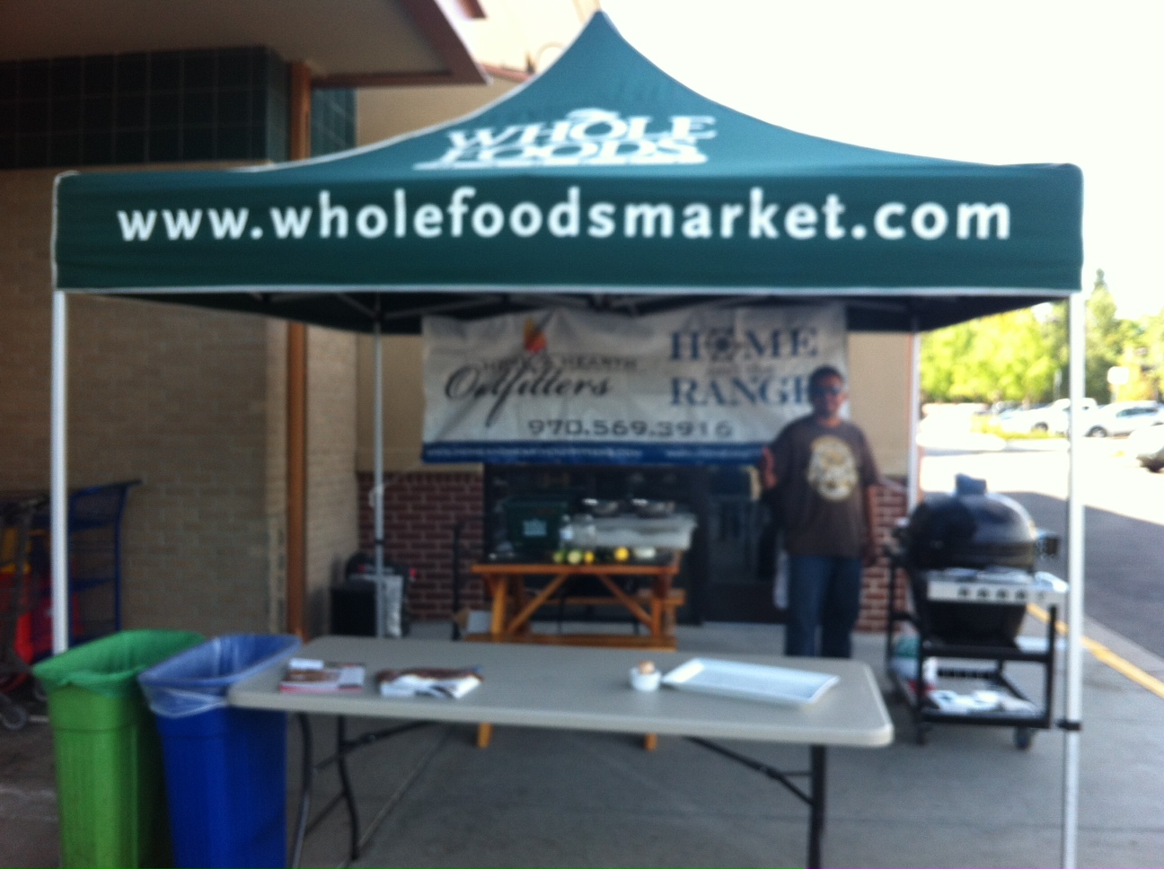 Grilling out at Whole Foods